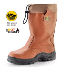 Safetoe Cow Leather Waterproof Steel Toe Safety Shoes H-9426